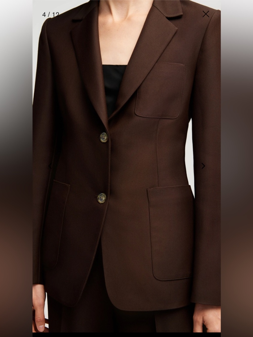 ARGENT Brown Suit - worn once! - Picture 3 of 10